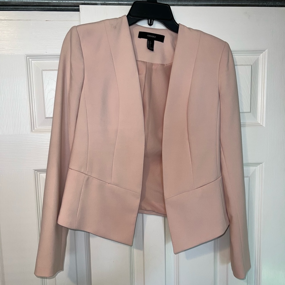 Small, pink Forever 21 Blazer